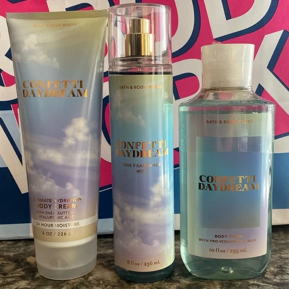 Bath & Body Works Confetti Daydream set